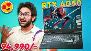Fully Powered RTX 4050 Gaming Laptop Under 1 Lakh 😍 Acer Nitro 5 Intel Core i7 12650H