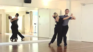 Running Weave from Promenade Position - Slow Waltz