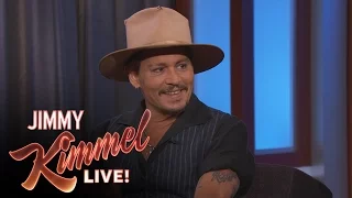 Johnny Depp on His First Press Tour