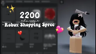 2200 Robux Shopping Spree! | admrreme