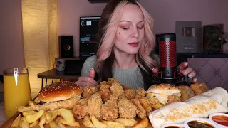 MUKBANG | КФС ножки, пирожки, твистер, бургеры, крылышки | KFC не ASMR