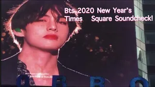 Bts 2020 New Year’s Times Square Soundcheck! 방탄 타임스퀘어 사운드체킹 리허설 현장 스케치! Happy new year 🎈🎆