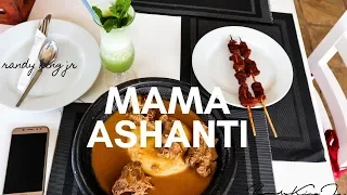 MAMA ASHANTI/EATING WEST AFRICAN FOOD FOR THE FIRST TIME