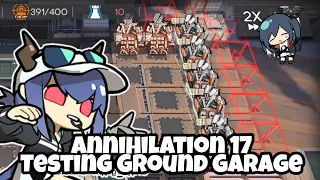 [Arknights] Annihilation 17 Testing Ground Garage 400 Kills Low Rarity Clear + Ch'en The Holungday