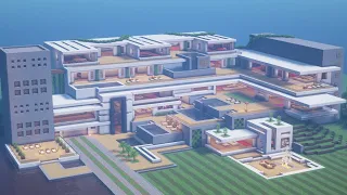 Minecraft: Modern Mega Mansion Tutorial | Architecture Build (#7) Pt. 1