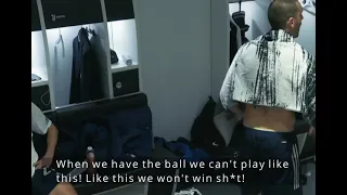 Angra Bonucci Screaming in the dressing room. Ronaldo agrees (all or Nothing)