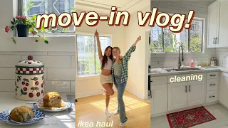 MOVE IN VLOG! 🪴 empty apartment tour, ikea haul, etc | moving ep. 1