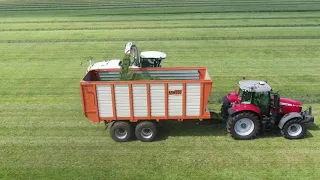 Grass silage | Claas Jaguar 940 |  gras hakselen | Graafstra Appelscha