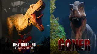 Survival horror с динозаврами ||Deathground|| ||Goner||