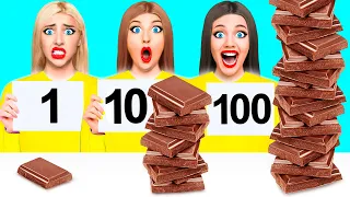 100 Schichten Nahrung Challenge | Lustige Momente von Multi DO Food Challenge