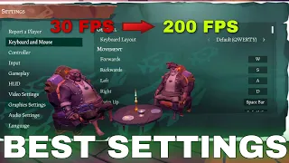 The BEST Sea of Thieves SETTINGS in 2023!!!