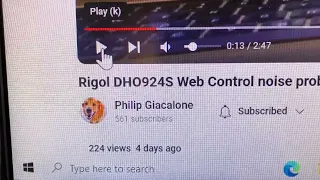 No noise issue with Rigol DHO924s using WIFI