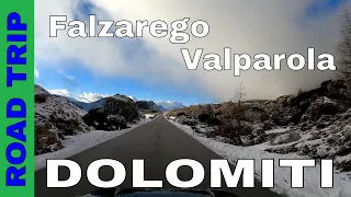 ROAD TRIP PASSO FALZAREGO e Valparola DOLOMITI│Cortina d'Ampezzo to Valparola 4K │UNESCO Dolomiten
