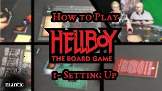 How to Play Hellboy The Board Game - Setting Up