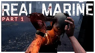 💀COMBAT MARINE VS ZOMBIES on Meta Quest 2  | Part 1 💀#marines #walkingdeadsaintsandsinners