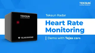 Teksun Tejas Radar Based Heart Rate Monitoring | Artificial Intelligence | IoT | Machine Learning