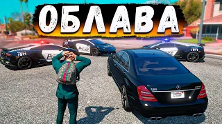 КОПЫ УСТРОИЛИ ЖЕСТКУЮ ОБЛАВУ!  ПОЛИЦЕЙСКИЕ ПРОТИВ ВОРОВ  GTA 5 RP BURTON