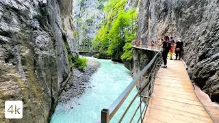 جولة عبر واحدة من عجائب سويسرا الطبيعية | Switzerland's Natural Wonder Aareschlucht Gorge 4K