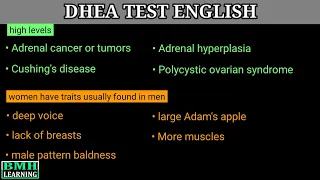 DHEA Test | DHEA-S Test | What is DHEA | DHEA Test Normal Ranges |