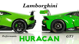 1:18 Lamborghini Huracan Performante and Huracan GT3 by Autoart