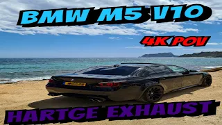 4K POV - BMW M5 V10 DRIFT TUNNELRUN ROADTRIP SPAIN TO HOLLAND