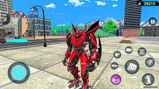 Red Mirage Multiple Transformation Jet Robot Car Game 2020 #3 - Android Gameplay