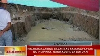 BT: Pinakamalaking balangay sa kasaysayan ng Pilipinas, nadiskubre sa Butuan