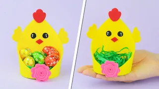 Come fare un Cestino Portaconfetti | Lavoretti per Pasqua fai da te | DIY easter craft ideas