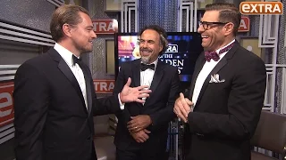 Leo DiCaprio & Alejandro González Iñárritu on Their Golden Globe Wins for 'The Revenant'