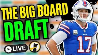 The Big Board Live Draft | Underdog Fantasy Best Ball (2024)