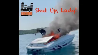 Wild Video of Boat Fire Rescue