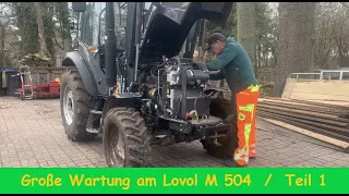 FarmVLOG #198 Hot oder Schrott Spezial !! Große Wartung am Lovol M 504, Teil 1 🦽