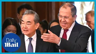 Ukraine: Russia's Sergei Lavrov meets with China's top diplomat Wang Yi