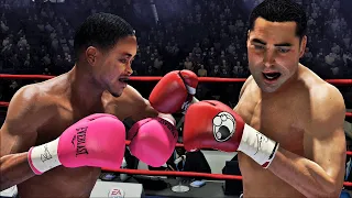 Errol Spence Jr vs Oscar De La Hoya Full Fight - Fight Night Champion Simulation