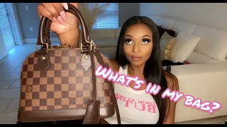 What’s in my bag (I hate this video) Alma BB Louis Vuitton