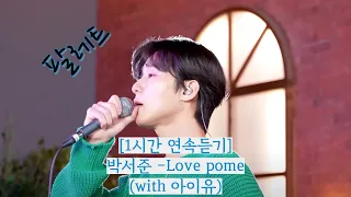 [1시간 연속듣기(1 Hour loop)] Park Seo Jun(박서준) - Love poem (with IU(아이유))