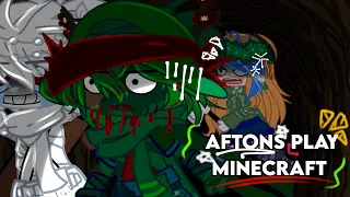 [ Aftons Play Minecraft ⛏️ ] // [ FNAF ]