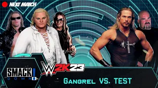 WWE: GANGREL (/w Edge & Christian) vs. TEST (/w Albert) ! | WWE 2K23 [No Commentary!]