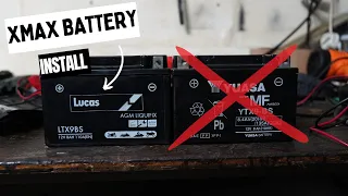 Yamaha XMAX Battery Swap in Under 3 Minutes!