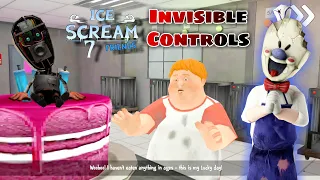 Ice Scream 7 Hard Mode With Invisible Controls