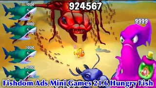 Fishdom Ads Mini Games 21.6 Hungry Fish | New update level Trailer video