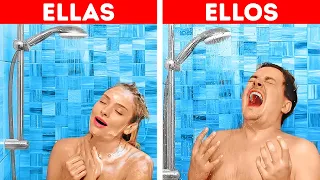 CHICAS VS. CHICOS || Diferencias reales y momentos graciosos de las relaciones