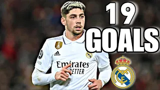 جميع اهداف فيديريكو فالفيردي مع ريال مدريد ● 19 هدف HD | تعليق عربي #3