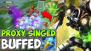 Riot ACCIDENTALLY Turbo Buffed Proxy Singed and Here's Why! (RANK 1 SINGED PROXY)