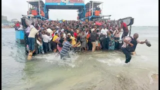 Crossing the infamous Likoni Ferry