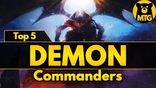 Top 5 MTG: Demon Commanders (EDH) | Magic: the Gathering - Commander