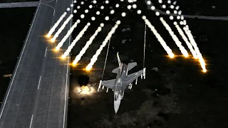 Russians Surprised! Ukraine Air Force F-16 Falcon Destroyed Biggest Crimea Airfield - ARMA 3