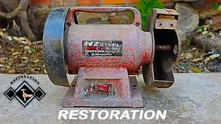 [Perfect Version] Old Bench Grinder Restoration