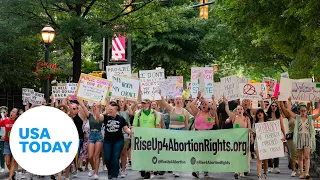 Abortion-rights protesters clash with police during nationwide protests | USA TODAY