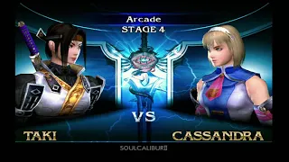 Soul Calibur II Taki Arcade Mode (English Dubbed)